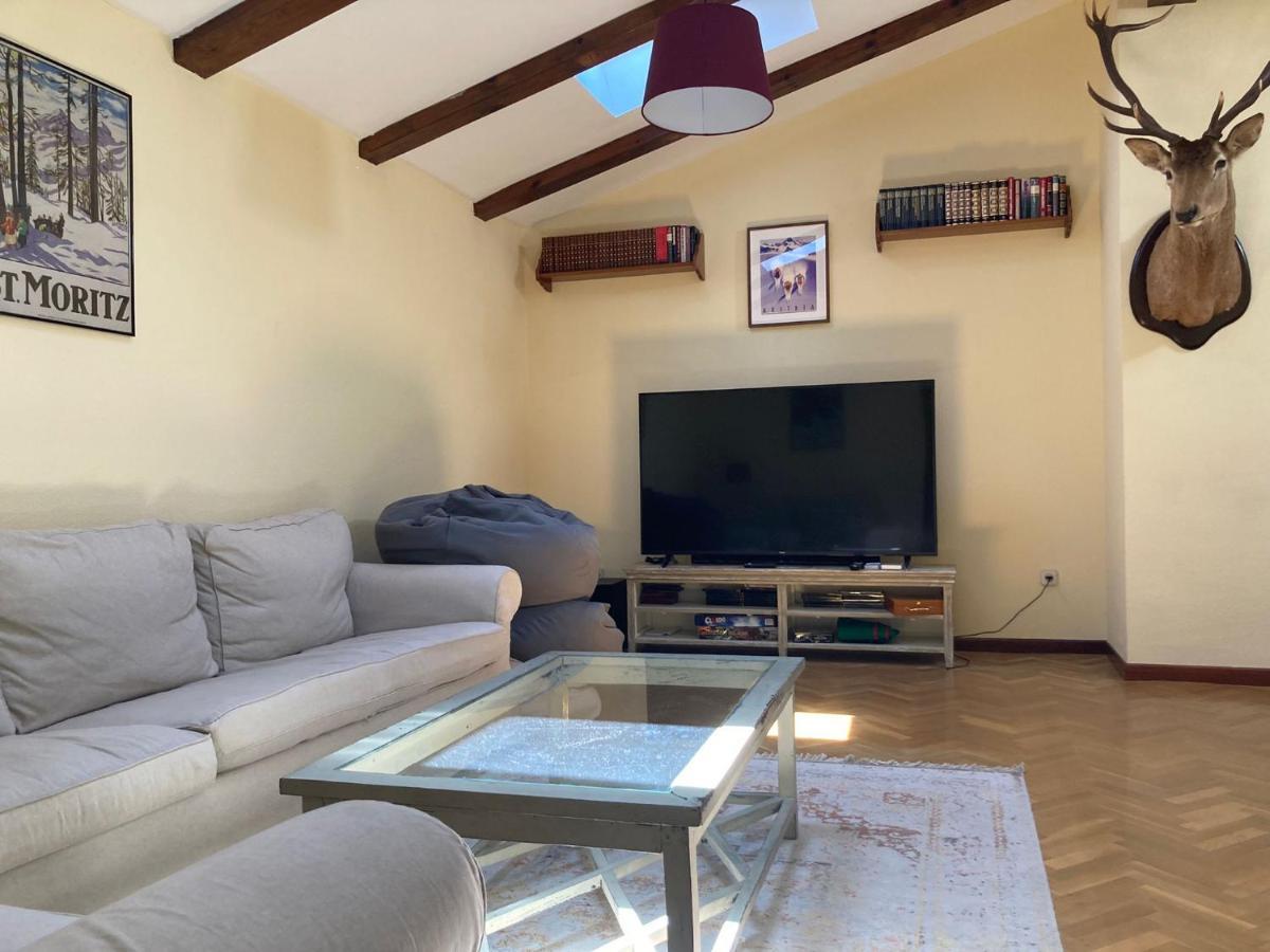 Los Cedros, Gran Chalet Con Piscina Y Apartamento En Navacerrada Ngoại thất bức ảnh