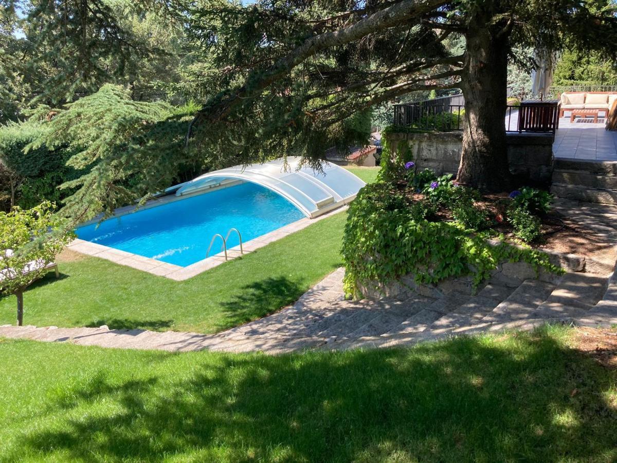 Los Cedros, Gran Chalet Con Piscina Y Apartamento En Navacerrada Ngoại thất bức ảnh